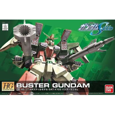Bandai HG 1/144 R03 Buster Gundam - Model Zestaw Bandai HG 1/144 R03 Buster Gundam - Model Zestaw