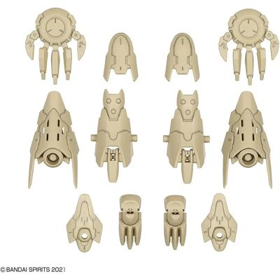 Set di parti armatura pesante Bandai 30MS - Accessori per action figure Set di parti armatura pesante Bandai 30MS - Accessori per action figure
