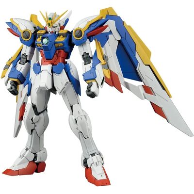 Kit de modèle Bandai Gunpla RG 1/144 Wing Gundam EW - 13cm - Publicité Kit de modèle Bandai Gunpla RG 1/144 Wing Gundam EW - 13cm - Publicité