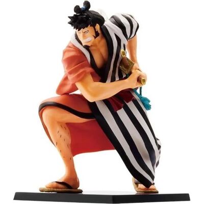 Figura One Piece Kin Emon 11cm - Nove Espadas Vermelhas Figura One Piece Kin Emon 11cm - Nove Espadas Vermelhas