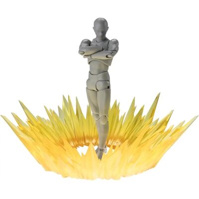 Tamashii Nations Yellow Shock Impact Effect for S.H. Figuarts - Action Figure Accessory Tamashii Nations Yellow Shock Impact Effect for S.H. Figuarts - Action Figure Accessory