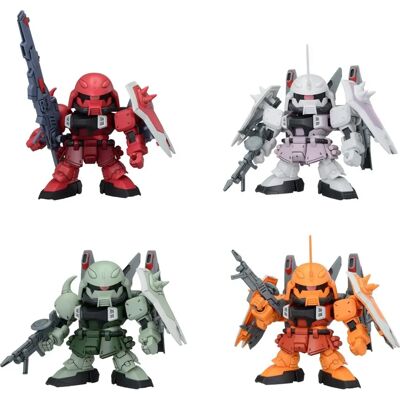 Bandai GUNDAM - ZGMF Zaku seria zestaw - Model Kit - Gunpla Bandai GUNDAM - ZGMF Zaku seria zestaw - Model Kit - Gunpla