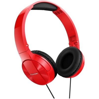 Pioneer SE-MJ503 Kopfhörer - Faltbar, Rot, Schwarz & Rot Pioneer SE-MJ503 Kopfhörer - Faltbar, Rot, Schwarz & Rot