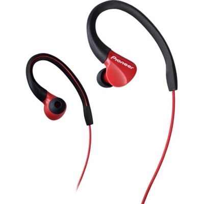 Pioneer SE-E3-R Koptelefoon - Zwart/Red - Sport Pioneer SE-E3-R Koptelefoon - Zwart/Red - Sport