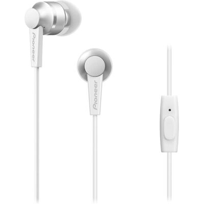 Pioneer SE-C3T Auriculares In-Ear con Cable Blanco - Auriculares Pioneer SE-C3T Auriculares In-Ear con Cable Blanco - Auriculares