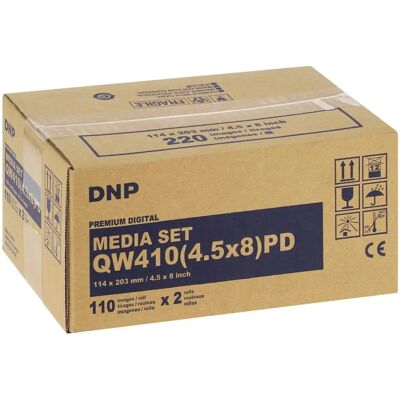 DNP Premium Digitaal Fotopapier 11x20cm - 220 Afdrukken DNP Premium Digitaal Fotopapier 11x20cm - 220 Afdrukken