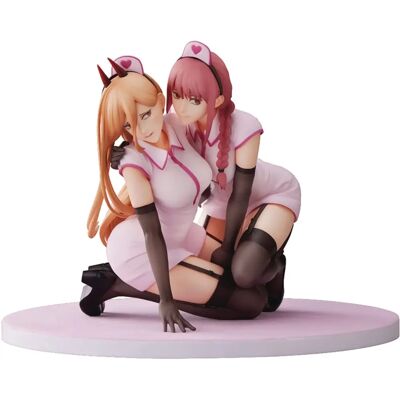 Furyu Power & Makima Chainsaw Man Nurse - 14cm Figure Furyu Power & Makima Chainsaw Man Nurse - 14cm Figure