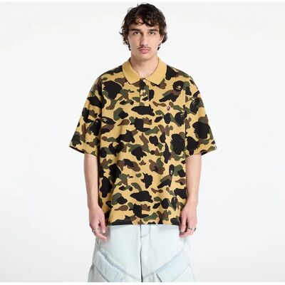A BATHING APE Kamouflage Jacquard Póló - Polo Shirt A BATHING APE Kamouflage Jacquard Póló - Polo Shirt
