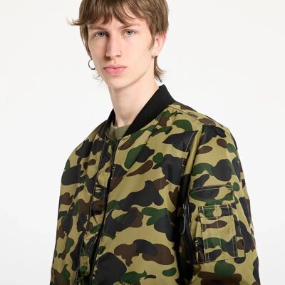 A BATHING APE 1St Camo Shark Ma-1 Kabát - Unisex A BATHING APE 1St Camo Shark Ma-1 Kabát - Unisex