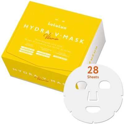LuLuLun Hydra V-mask Vitamin Sheet Mask - 28 stk LuLuLun Hydra V-mask Vitamin Sheet Mask - 28 stk