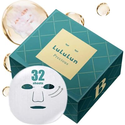 Lululun Modèle Balance Green 4FB - Masque facial - Publicité Lululun Modèle Balance Green 4FB - Masque facial - Publicité