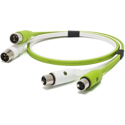 Oyaide Neo d+ XLR-Audiokabel - 5m, Grün/Weiß, Profi Oyaide Neo d+ XLR-Audiokabel - 5m, Grün/Weiß, Profi