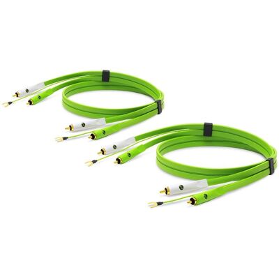 Oyaide Neo d+ Stereo Cinch Kabel - 1m, Duo Set - Plattenspieler Oyaide Neo d+ Stereo Cinch Kabel - 1m, Duo Set - Plattenspieler