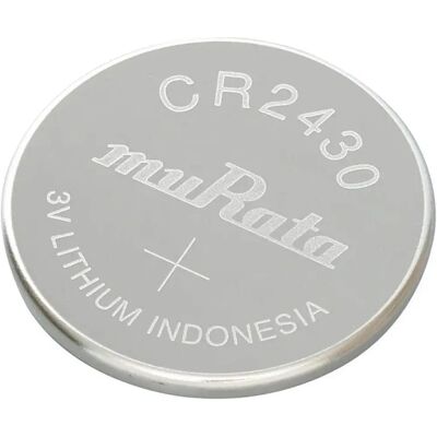 Pile bouton Lithium Murata CR2430 - 300mAh, 3V, 5 pcs - Publicité Pile bouton Lithium Murata CR2430 - 300mAh, 3V, 5 pcs - Publicité