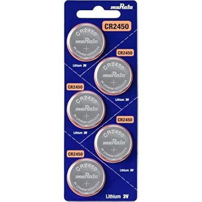 Murata CR2450 Pile bouton lithium - 610mAh, 3V, 5 pcs. Publicité Murata CR2450 Pile bouton lithium - 610mAh, 3V, 5 pcs. Publicité