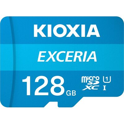 Kioxia Exceria 128 GB MicroSDXC UHS-I Classe 10 - Carte mémoire - Publicité Kioxia Exceria 128 GB MicroSDXC UHS-I Classe 10 - Carte mémoire - Publicité