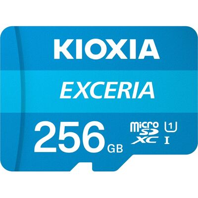 Kioxia Exceria 256 GB MicroSDXC UHS-I Classe 10 - Carte MicroSD - Publicité Kioxia Exceria 256 GB MicroSDXC UHS-I Classe 10 - Carte MicroSD - Publicité