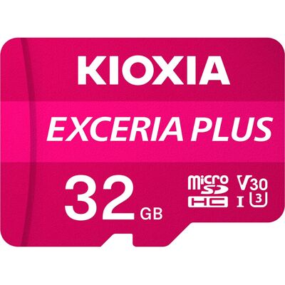 Kioxia Exceria Plus 32 GB Rose Carte Mémoire UHS-I U3 - Carte Mémoire - Publicité Kioxia Exceria Plus 32 GB Rose Carte Mémoire UHS-I U3 - Carte Mémoire - Publicité