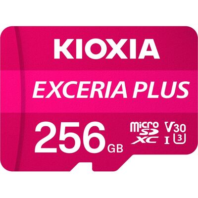 Kioxia EXCERIA Plus microSD - microSDXC 256GB - Publicité Kioxia EXCERIA Plus microSD - microSDXC 256GB - Publicité