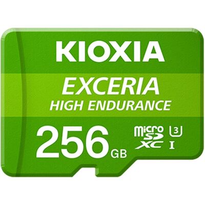 Kioxia Exceria Carte MicroSDXC 256 Go Haute Endurance - Publicité Kioxia Exceria Carte MicroSDXC 256 Go Haute Endurance - Publicité