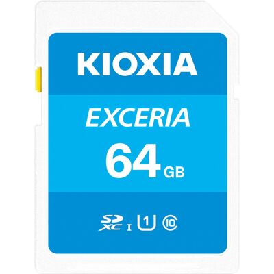 Scheda di memoria Kioxia Exceria 64 GB - UHS-I U1 Scheda di memoria Kioxia Exceria 64 GB - UHS-I U1