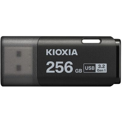 Kioxia TransMemory U301 Unidade USB - 256GB, Preto Kioxia TransMemory U301 Unidade USB - 256GB, Preto