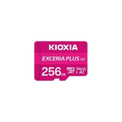 Kioxia EXCERIA PLUS G3 256GB MicroSDXC UHS-I Class 10 - microSDXC card Kioxia EXCERIA PLUS G3 256GB MicroSDXC UHS-I Class 10 - microSDXC card