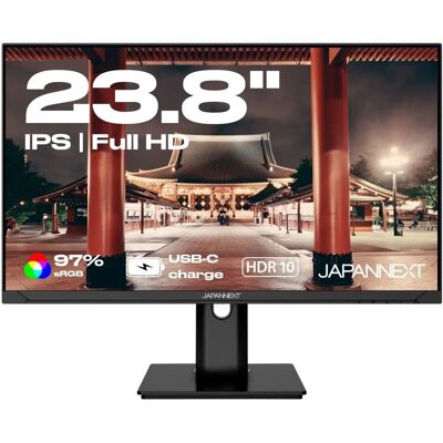 JAPANNEXT JN-IPS238FHDR-C65W-HSP 23,8" IPS FullHD 75Hz USB-C Monitor JAPANNEXT JN-IPS238FHDR-C65W-HSP 23,8" IPS FullHD 75Hz USB-C Monitor