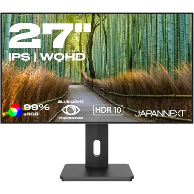 JAPANNEXT 27-Zoll WQHD IPS Monitor - Bürogebrauch JAPANNEXT 27-Zoll WQHD IPS Monitor - Bürogebrauch