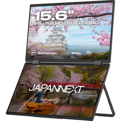 JAPANNEXT JN-DMD-IPS156F Draagbare 15,6-inch Full HD Touch Monitor JAPANNEXT JN-DMD-IPS156F Draagbare 15,6-inch Full HD Touch Monitor