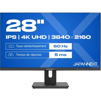 JAPANNEXT - JN-IPS280UHD60F-C65W-HSP - 28 inch - Monitor JAPANNEXT - JN-IPS280UHD60F-C65W-HSP - 28 inch - Monitor