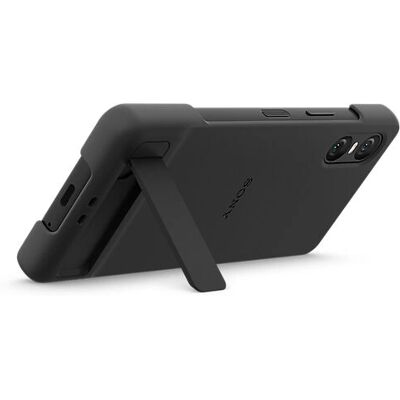 Sony Xperia 10 VI Sort Støttecover - Mobiltelefonetui Sony Xperia 10 VI Sort Støttecover - Mobiltelefonetui
