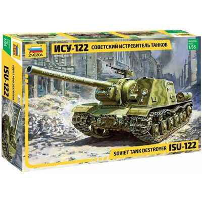 Maquette Militaire Zvezda ISU-122 1:35 - Publicité Maquette Militaire Zvezda ISU-122 1:35 - Publicité