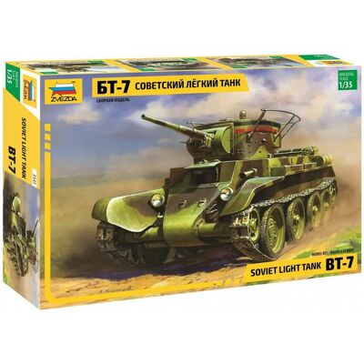 Kit Modello Carro Leggero BT-7 Zvezda - Modello Militare 1:35 Kit Modello Carro Leggero BT-7 Zvezda - Modello Militare 1:35