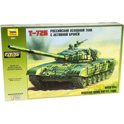 Zvezda T-72 Kit Modello - Scala 1/35 - Carro Armato Zvezda T-72 Kit Modello - Scala 1/35 - Carro Armato