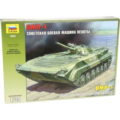 Zvezda Modellbausatz - BMP-1 Sowjetisches Infanterie-Kampffahrzeug - 1:35 Zvezda Modellbausatz - BMP-1 Sowjetisches Infanterie-Kampffahrzeug - 1:35