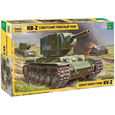 Kit Modello KV-2 - Scala 1:35 Veicolo Militare Kit Modello KV-2 - Scala 1:35 Veicolo Militare