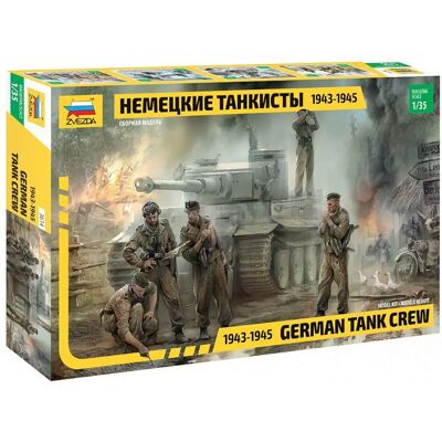 Zvezda Deutsches Panzercrew 1:35 - Historische Figur Zvezda Deutsches Panzercrew 1:35 - Historische Figur