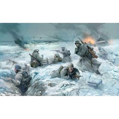 Zvezda Deutsche Infanterie Winter 1941/42 Figurinen - 1:35 Maßstab Zvezda Deutsche Infanterie Winter 1941/42 Figurinen - 1:35 Maßstab