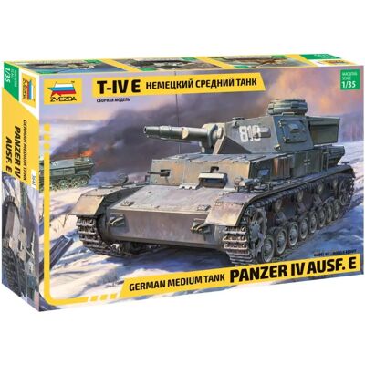 Kit Modélisme Militaire Zvezda 1:35 - Panzer IV Ausf.E - Publicité Kit Modélisme Militaire Zvezda 1:35 - Panzer IV Ausf.E - Publicité