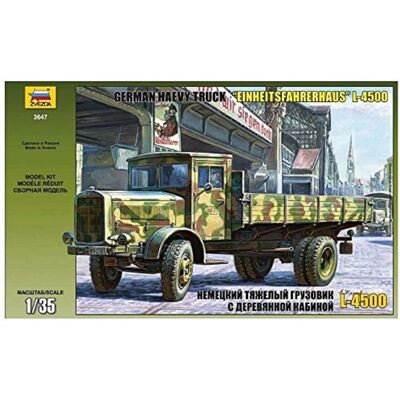 Zvezda Modellbausatz - L-4500 Schwerlastwagen - Maßstab 1/35 Zvezda Modellbausatz - L-4500 Schwerlastwagen - Maßstab 1/35