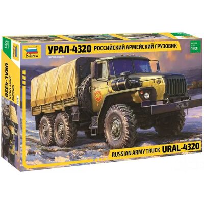 Zvezda Ural 4320 Militär-LKW Bausatz - 1:35 Zvezda Ural 4320 Militär-LKW Bausatz - 1:35