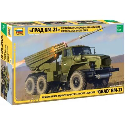 Kit modellino militare BM-21 'Grad' Zvezda - Scala 1/35 Kit modellino militare BM-21 'Grad' Zvezda - Scala 1/35