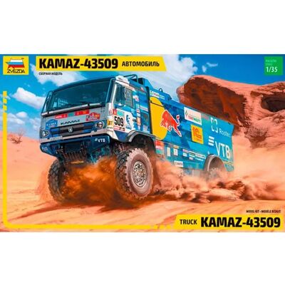 Zvezda 1/35 Kamaz Rallye Truck - Maßstab 1/35, Bausatz, Detailliertes Modell Zvezda 1/35 Kamaz Rallye Truck - Maßstab 1/35, Bausatz, Detailliertes Modell