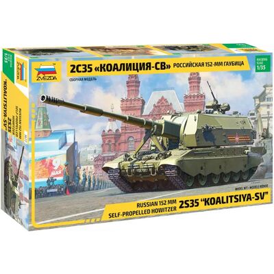 Zvezda Koalitsiya-SV Russische SPG - Modellbausatz 1:35 Zvezda Koalitsiya-SV Russische SPG - Modellbausatz 1:35