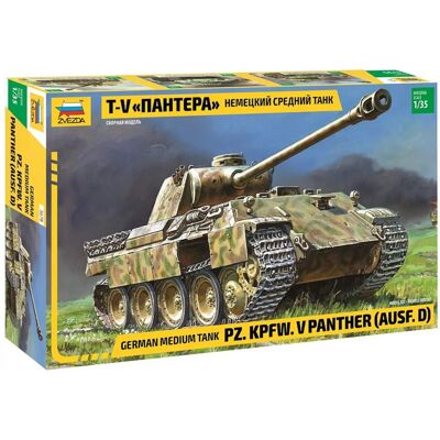 Kit Modello Militare Panther Ausf.D - Scala 1:35 Kit Modello Militare Panther Ausf.D - Scala 1:35