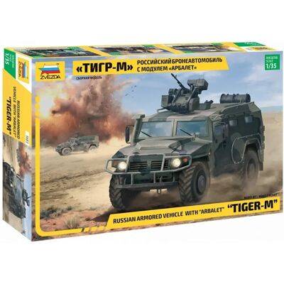 Zvezda GAS Tiger 'Arbalet' 1:35 Militärmodellbausatz Zvezda GAS Tiger 'Arbalet' 1:35 Militärmodellbausatz