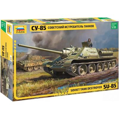 Zvezda SU-85 Modello militare - Scala 1:35 Zvezda SU-85 Modello militare - Scala 1:35