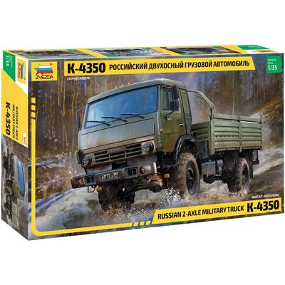 Zvezda K-4350 Militär LKW Modellbausatz - 1:35 Zvezda K-4350 Militär LKW Modellbausatz - 1:35