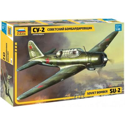 Zvezda LA-5 Cacciabombardiere sovietico 1/48 - Kit modellino Zvezda LA-5 Cacciabombardiere sovietico 1/48 - Kit modellino